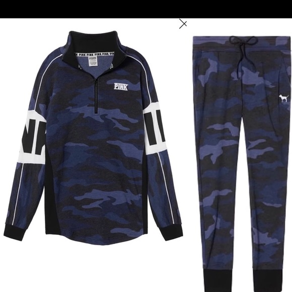 PINK Victoria's Secret Pants - Blue camo
